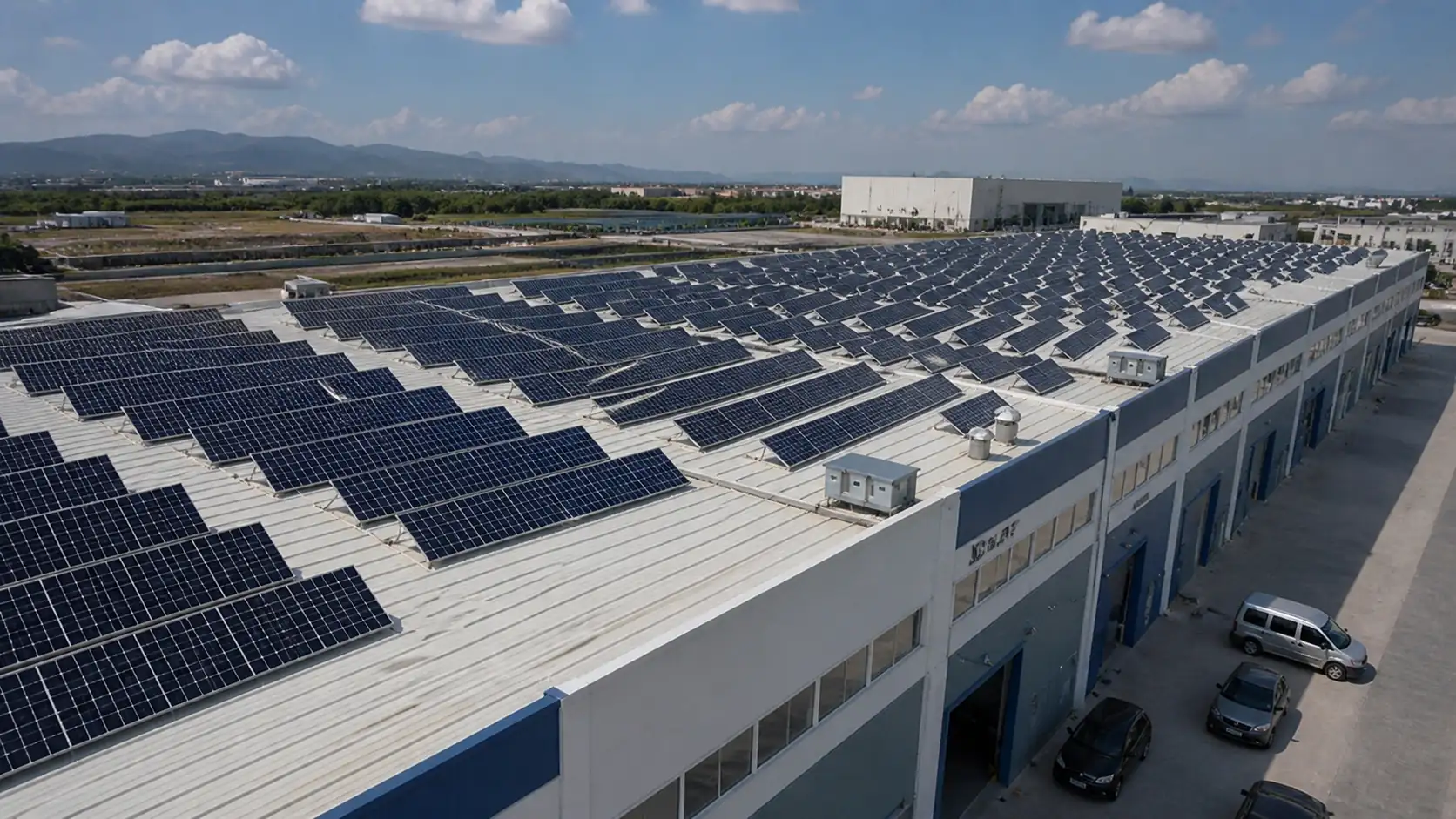 placas solares para naves industriales